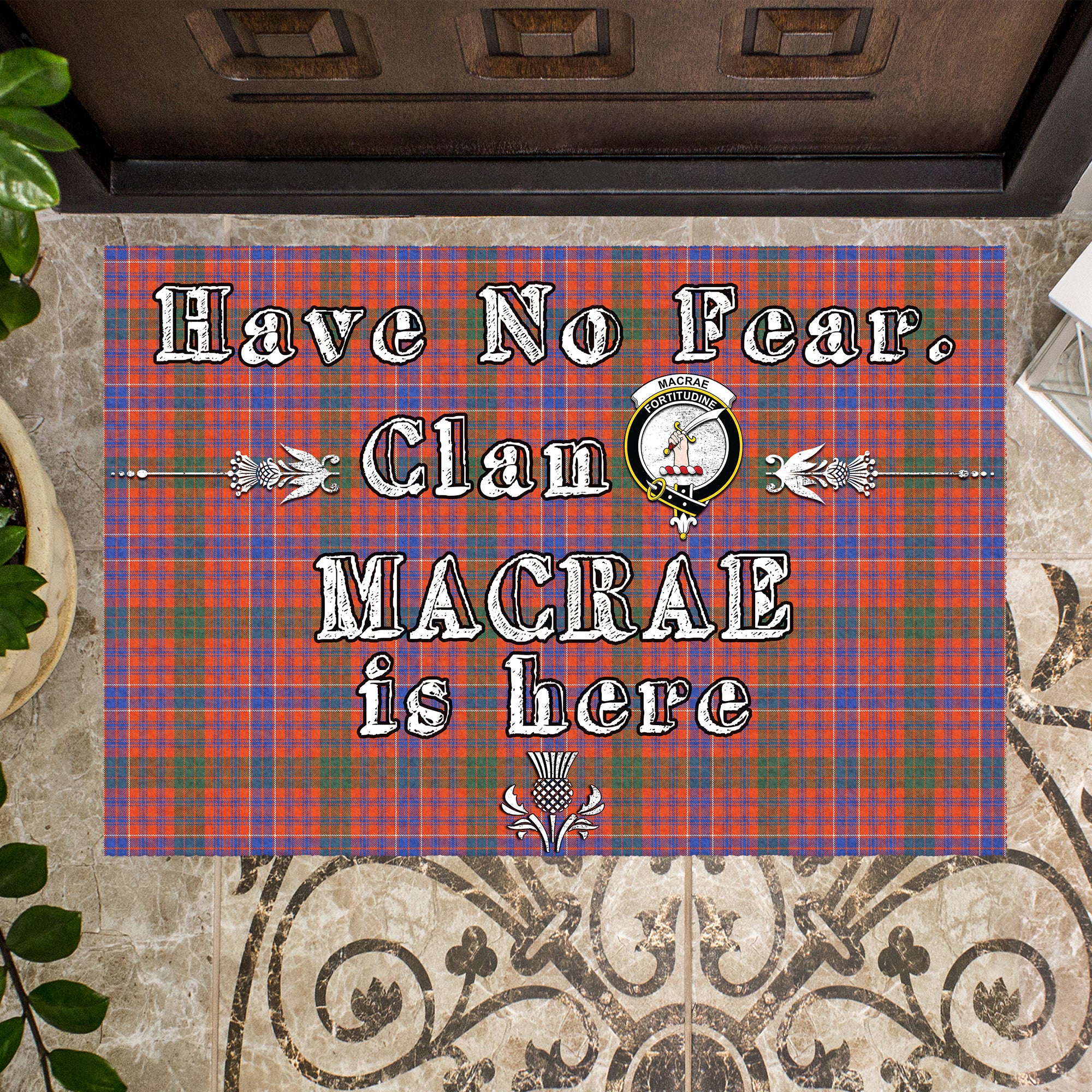 macrae-ancient-clan-tartan-door-mat-family-crest-have-no-fear-tartan-door-mat