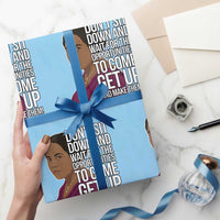 Madam CJ Walker Quote Wrapping Paper Roll Do Not Sit Down And Wait For Opportunities - Wonder Print Shop