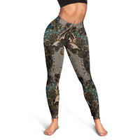 Madiba Nelson Mandela Leggings Indonesia Batik Black - Wonder Print Shop