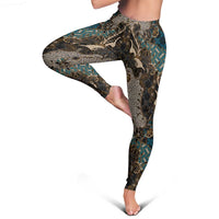 Madiba Nelson Mandela Leggings Indonesia Batik Black - Wonder Print Shop