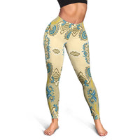 Madiba Nelson Mandela Leggings Indonesia Batik Yellow Bule - Wonder Print Shop