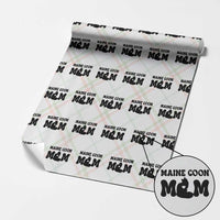 Maine Coon Mom Wrapping Paper Roll Cat Lover Gift For Her