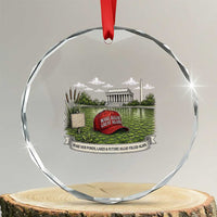 Make Algae Great Again Crystal Glass Ornament Funny Political Satire Humor