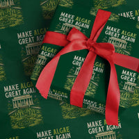 Make Algae Great Again Lincoln Memorial Reflecting Pool Graphic Wrapping Paper Roll Funny Washington DC Viral Swamp Meme