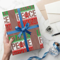 Make Peace With Iran Wrapping Paper Roll Peace Pacifist Stop War In Middle East