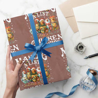 Making A List Chicken It Twice Wrapping Paper Roll Funny Christmas Chicken - Wonder Print Shop