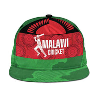 Malawi Cricket Snapback Cap Go Champions Flag Style - Wonder Print Shop