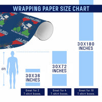 Malcolm X Quote Wrapping Paper Roll Retro A Man Who Stands for Nothing Black History - Wonder Print Shop