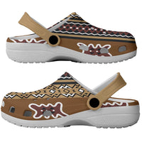 Mali Bologan Mud Cloth Pattern Clogs Shoes - Wonder Print Shop