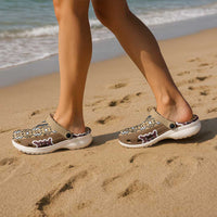 Mali Bologan Mud Cloth Pattern Clogs Shoes - Wonder Print Shop