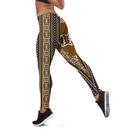 Mali Bologan Mud Cloth Pattern Leggings - Wonder Print Shop