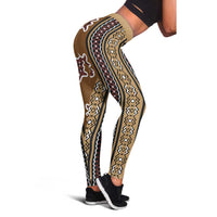 Mali Bologan Mud Cloth Pattern Leggings - Wonder Print Shop