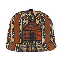 Mali Mud Cloth African Village Snapback Cap Ethnic Geometry Style - Wonder Print Shop
