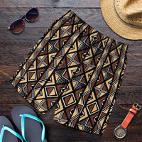 Mali Mud Cloth Legacy Pattern Shorts for Men Ethnic Geometry Style - Wonder Print Shop