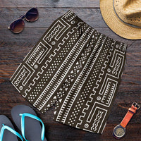 Mali Mud Cloth Shorts for Men Bogolanfini Pattern - Wonder Print Shop