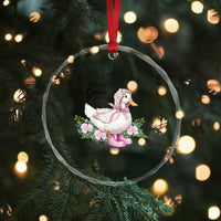 Mama Goose Est 2025 Crystal Glass Ornament Vintage New Mom Mothers Day TS02