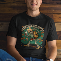 Mexican Skull T Shirt Cinco De Mayo Mexican Skull Let's Fiesta 5 De Mayo Women Men - Wonder Print Shop