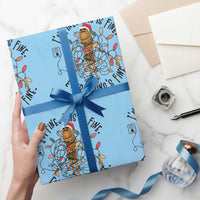 Marcus The Worm Christmas Meme Wrapping Paper Roll I'm Fine Everything is Fine - Wonder Print Shop