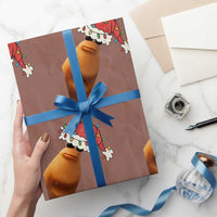 Marcus The Worm Christmas Wrapping Paper Roll Funny Internet Brainrot Meme - Wonder Print Shop