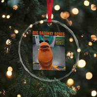 Marcus The Worm Meme Crystal Glass Ornament Big Badinky Bones - Wonder Print Shop