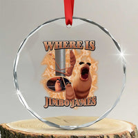 Marcus The Worm Meme Crystal Glass Ornament Where Is Jimbo James TS14