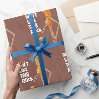 Marcus The Worm Meme Wrapping Paper Roll Do Not Like This Rock - Wonder Print Shop