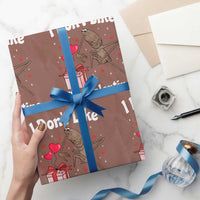Marcus The Worm Meme Wrapping Paper Roll Funny Anti Valentines Day Sarcastic - Wonder Print Shop