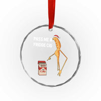 Marcus The Worm Robert Meme Christmas Crystal Glass Ornament Pass Me A Fridge Cig - Wonder Print Shop