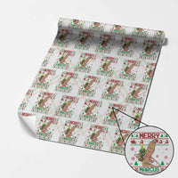 Marcus The Worm Robert Meme Christmas Wrapping Paper Roll Funny Brain Rot Xmas - Wonder Print Shop