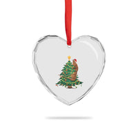 Marcus The Worm Robert Meme Funny Christmas Heart Crystal Glass Ornament - Wonder Print Shop