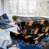 Marcus The Worm Robert Meme Xmas Wrapping Paper Roll You Are Running The Vibe - Wonder Print Shop