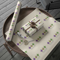 Mardi Gras Wrapping Paper Roll Let The Good Time Roll