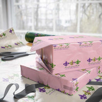 Mardi Gras Wrapping Paper Roll Let The Good Time Roll