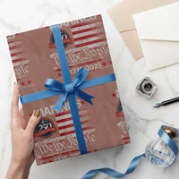 Marine Veteran 250th Anniversary Wrapping Paper Roll Retro Patriotic Military Gift American Flag - Wonder Print Shop