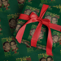 Martin Luther King And Malcolm X Wrapping Paper Roll Brothers In Arms Fighting Terrorism 1964 Black History