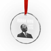 Martin Luther King Crystal Glass Ornament The Time Is Always Right To Do What Is Right TS10