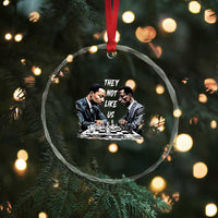Martin Luther King Malcolm X Crystal Glass Ornament They Not Like Us Black Leaders - Wonder Print Shop