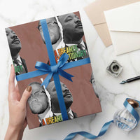Martin Luther King Malcolm X Wrapping Paper Roll A Dreamer A Revolutionary Black Leaders