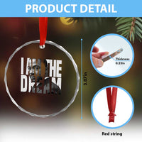 Martin Luther King MLK Day Crystal Glass Ornament I Am The Dream Black King Power Black History Month TS02