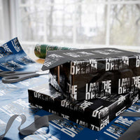 Martin Luther King MLK Day Wrapping Paper Roll I Am The Dream Black King Power Black History Month - Wonder Print Shop