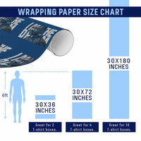 Martin Luther King MLK Day Wrapping Paper Roll I Am The Dream Black King Power Black History Month - Wonder Print Shop