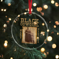 Mary Fields Crystal Glass Ornament Black Cowgirl Pioneer Western Legend Vintage - Wonder Print Shop