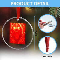 Mason 67 Devil Edit Graphic Crystal Glass Ornament Viral 6 7 Possession Six Seven Meme TS02