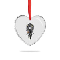 Mason 67 Energy Overload Heart Crystal Glass Ornament Six Seven Meme Lightning Horror Devil Edit - Wonder Print Shop