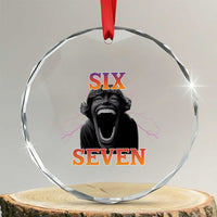 Mason 67 Kid Meme Crystal Glass Ornament Devil Edit Viral Six Seven Scream - Wonder Print Shop