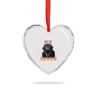 Mason 67 Kid Meme Heart Crystal Glass Ornament Devil Edit Viral Six Seven Scream - Wonder Print Shop
