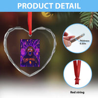 Mason 67 Meme Graphic Heart Crystal Glass Ornament Glowing Eyes Devil Edit 6 7 Viral Six Seven Scream - Wonder Print Shop