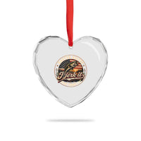 Master Baiter Fishing Lover Heart Crystal Glass Ornament I Jerk It Every Chance I Get Funny Bass Fishing