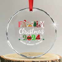 Matching Family Xmas Crystal Glass Ornament Funny Group Festive Mom Dad Kids Tees TS10