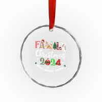Matching Family Xmas Crystal Glass Ornament Funny Group Festive Mom Dad Kids Tees TS10